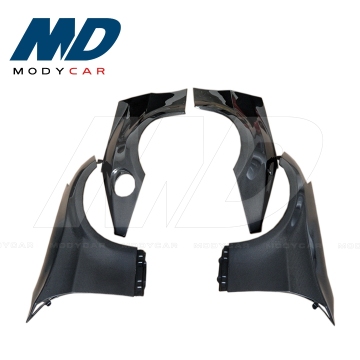 Luck Style Glass Fiber Wide Front and Rear Wheel Trim for 2003-2008 Nissan 350Z Z33