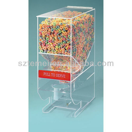 clear acrylic cereal bulk dispenser