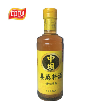 500ml Chinese Flavor Ginger And Shallot Seasoning Rice Wine For Food Cooking