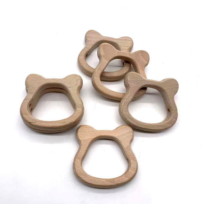 Customized Beech Wood Teether