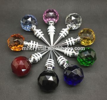 Diamond Crystal Ball Wine Bottle Stopper MH-QT0410