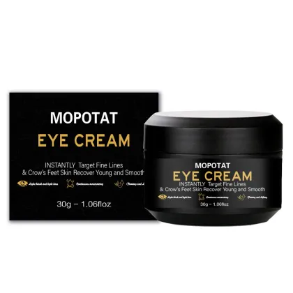 MOPOYAT Eye Cream 30g - Smoothing, Firming & Brightening for Dark Circles & Eye Wrinkles