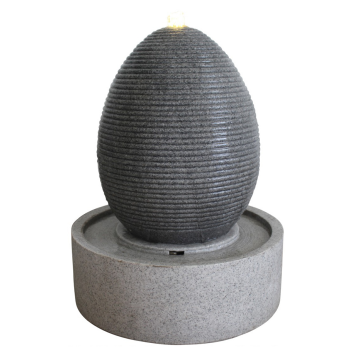 Artificial Sandstone Outdoor Garden Egg Shaped Water Fountain