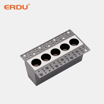 Downlight a LED ERDU Black White 10W senza rifiniture