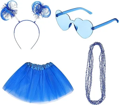 Women Kids Headband TUTU Costume Accessories Set