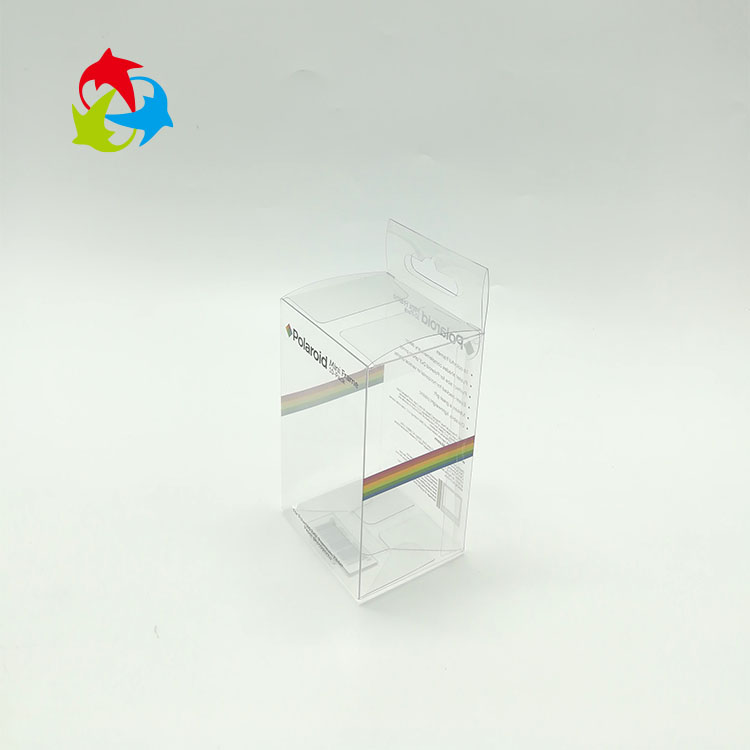 Disposable clear PET plastic folding box