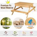 Wooden Construction Indoor Outdoor Picnic Table for Patio