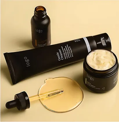 Best Selling Organic Acne Treatment and Skin Care Set for Men: Oil Control, Pore Shrinking, Whitening & Moisturizing