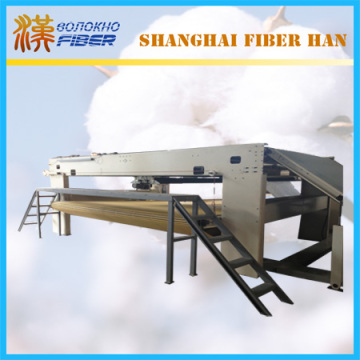 Horizontal nonwoven cross lapping machine, fiber lapping machine