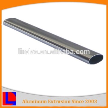 environment friedly Extruded aluminum oval tube manufacturer normal anodized aluminum oval pipe