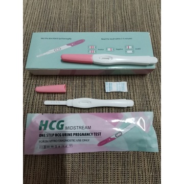 Phụ nữ kiểm tra thai kỳ HCG ở giữa dòng 3.0mm 99 phần trăm độ chính xác của FDA