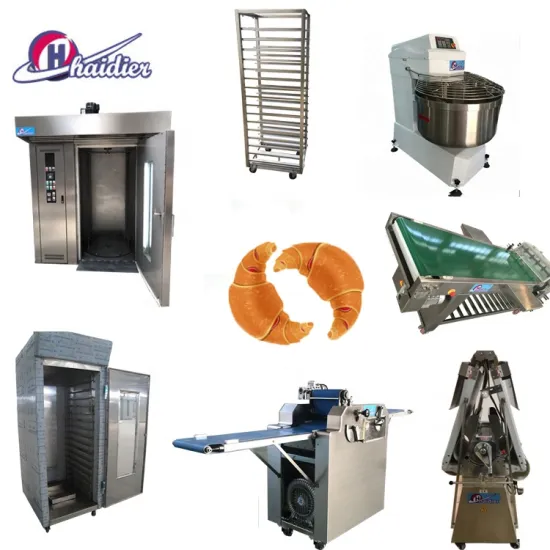 Complets Sets Diesel / Gas Rotary Oven Baking Croissant / Toast / Hamburger / Loaf Bread Baking Machine Price