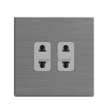 W86A series -- 2 gang 2 pin universal socket