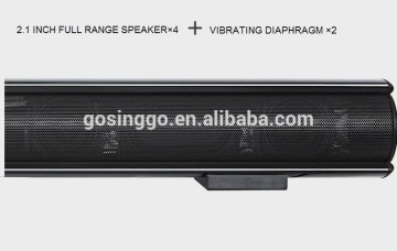 2.0 hot bluetooth soundbar/tv soundbar with ce,fcc,rohs,iso9001 certifications