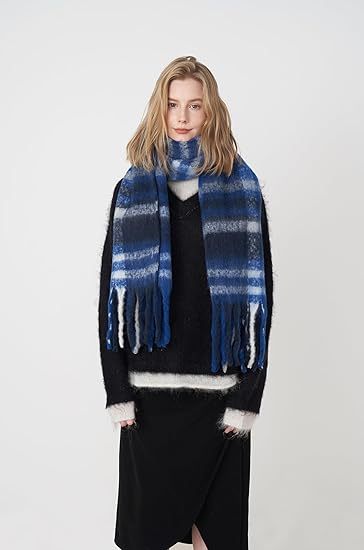 Vintage Scarfs for Women Warm Shawls and Wraps for Evening Dresses Soft Poncho Coat Thick Cashmere Wrap Cozy 2025