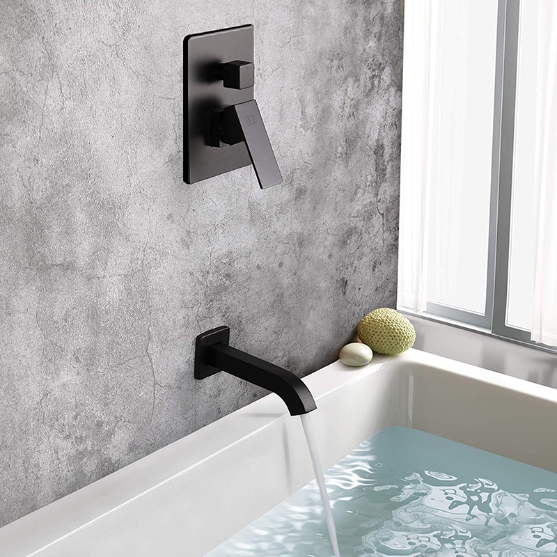 Accesorios de baño de ducha mate de bronce negro grifos de baño