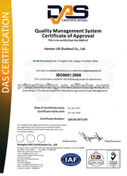 Escalator---Certificate