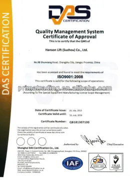 Escalator---Certificate
