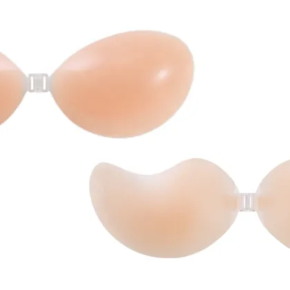 Reusable Silicone Bra: Adhesive Push-Up Backless Bra