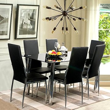 Wholesale modern italian classic leather dining table chair