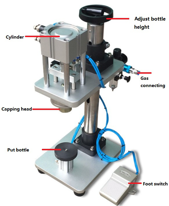 Auto Perfume Packaging Machine: Dispenser And Crimping Solution, High ...