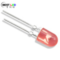 LED oval difus merah terang tinggi dengan stopper