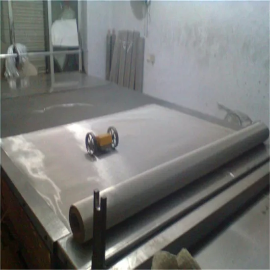 100 Mesh Black Molybdenum Wire Mesh/0.06-4.0mm molybdenum woven wire mesh