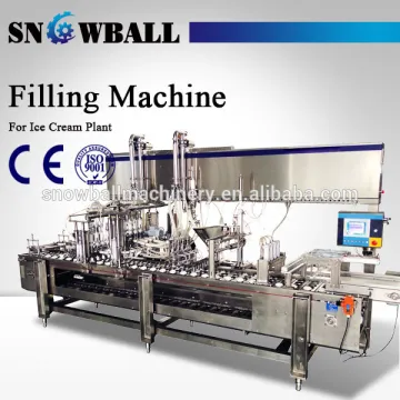 Customizable automatic Ice cream Tub Filling Machine for ice cream factory