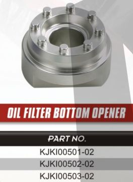 Specified oil filter bottom opener