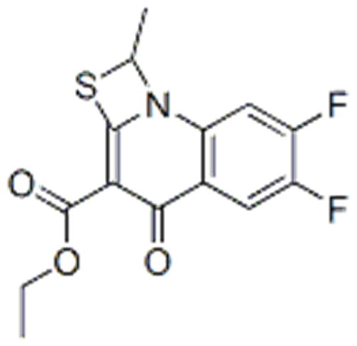 Ethyl 6,7-difluoro-1-methyl-4-oxo-4H-[1,3]thiazeto[3,2-a]quinoline-3-carboxylate CAS 113046-72-3