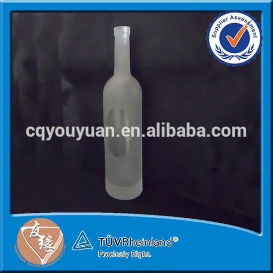 hot sale frosted 750ml round shape glass liquor bottle
Red Wine Goblet