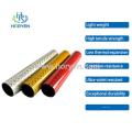 Colorful 3k jacquard triangular pattern carbon fiber tube