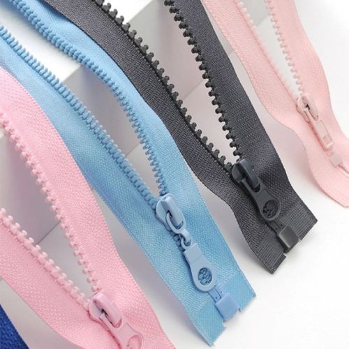 Factory Provided tight plastic zippers for jacket