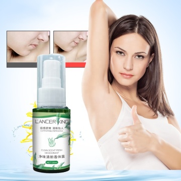Factory Wholesale 30ml Private Label Body Care Clean Scent Fresh Deodorant Spray