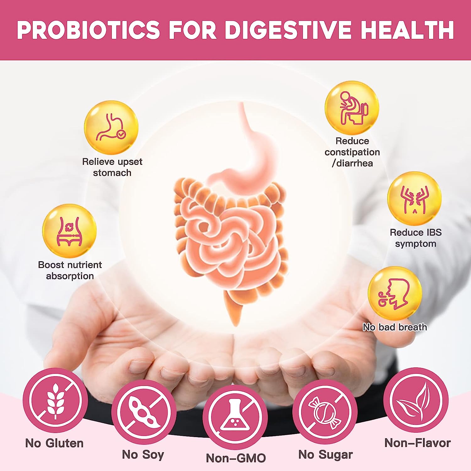 OEM ODM Vegan Weight Loss Probiotic Powder Digestive Support Prebiotic Body Slim Women's Probiotic Powder