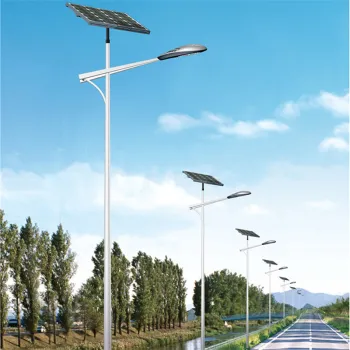 New Aluminum IP65 Outdoor Solar Powered Street light
