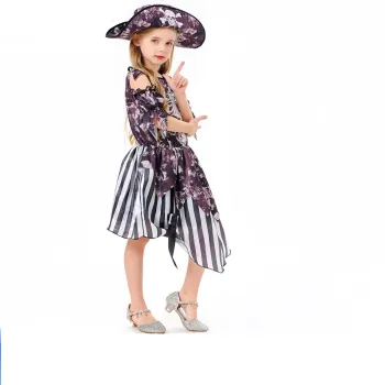 Halloween New Cross-Border Cosplay Pirate Costume for Girls - Caribbean Pirates Stage Performance