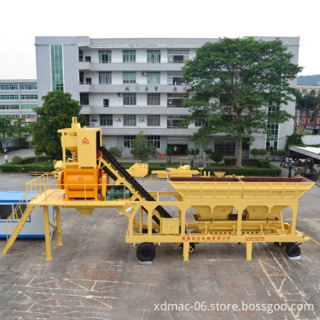 Used Mobile Concrete Batch Plant YHZS50 for Sale
