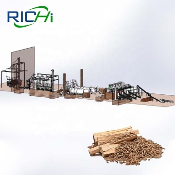 Thailand 3-5 T/H Biomass Rubber Wood Pellet Machine Line for Sale