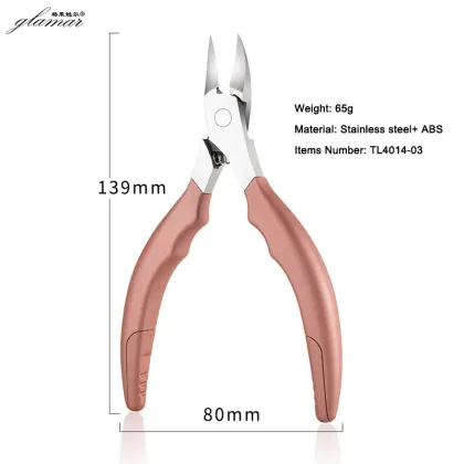 Black Stainless Steel Nail Clippers for Manicures and Pedicures by Mr Green