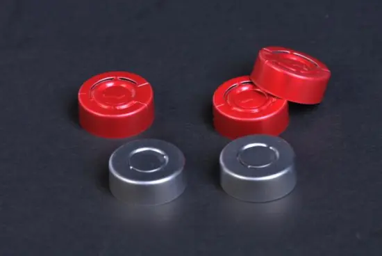 aluminium tear-off cap for antibiotic bottle