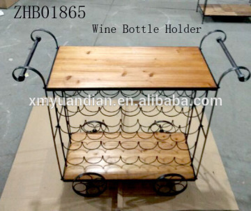 Modern Decorative Metal Red Wine Glass Display Rack for Storage