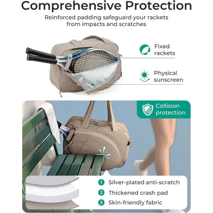 Tennis Racket Tote Bag