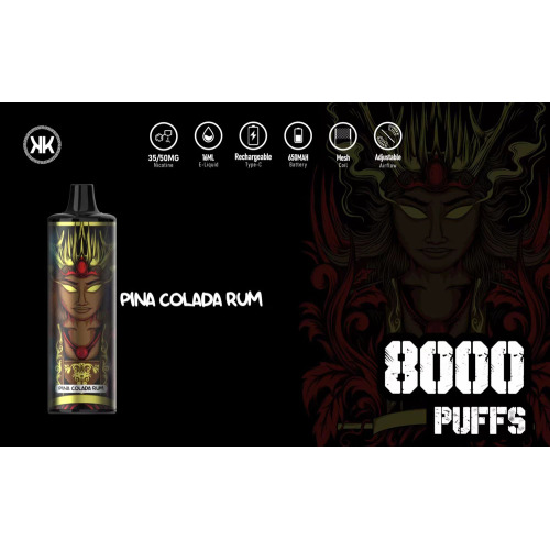 Năng lượng 8000 Puff Vape dùng một lần 5%NIC