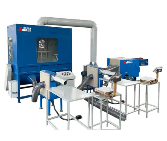 KINGLS Pillow Filling Machine Line for Fiber Cushion and Toy Factory Supply