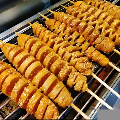 Vegetarian Grilled Gluten Skewers Series