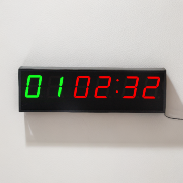 Cheetie CP51 2024 Nieuwe 4 \ "Remote Control Wall Clock Gym Fitness Timer met statiefstandaard