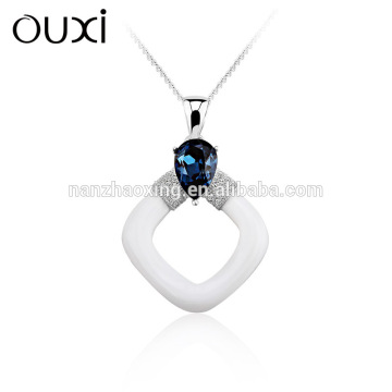 OUXI 2015 925 young girls necklace Y30101 only 925 silver pendant