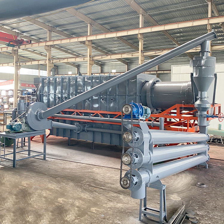 Continuous Carbonization Furnace for Wood Chips and Plant-Based Materials