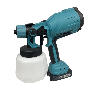 Pulverizador de tinta sem fio com controle de fluxo ajustável para projetos domésticos